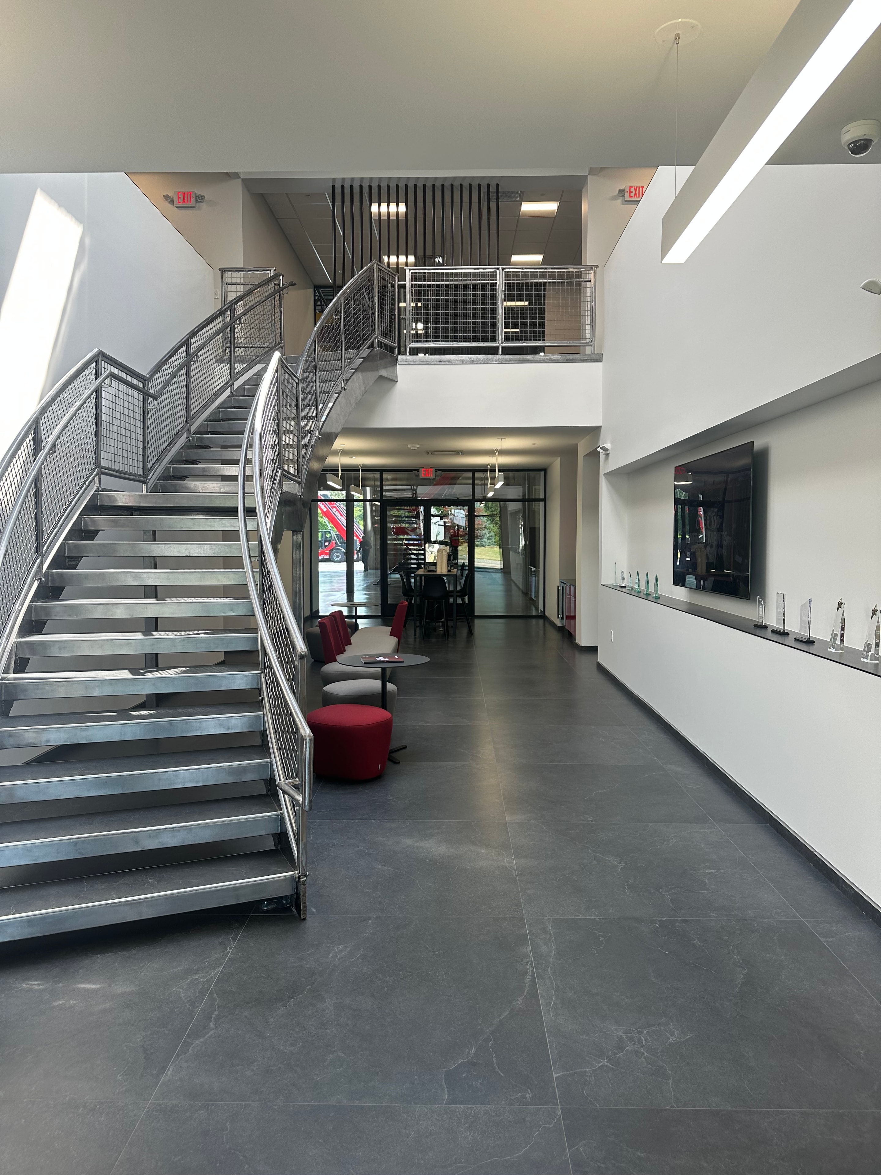 Magni America interior stairwell and lobby