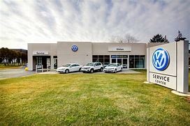 Union Volkswagen exterior service center with VW signage